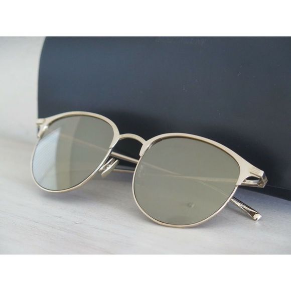 Saint Laurent Titanium SL148T 004 Gold Frame Sunglasses $499 - Picture 9 of 11